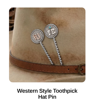 Western Style Toothpick Hat Pin