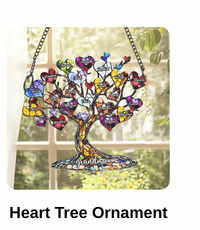 Heart Tree Ornament
