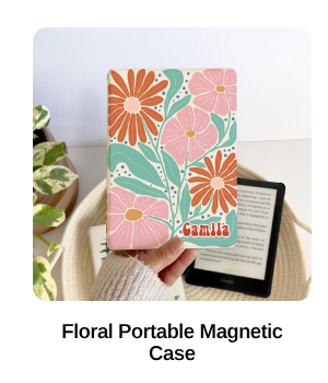 Floral Portable Magnetic Case