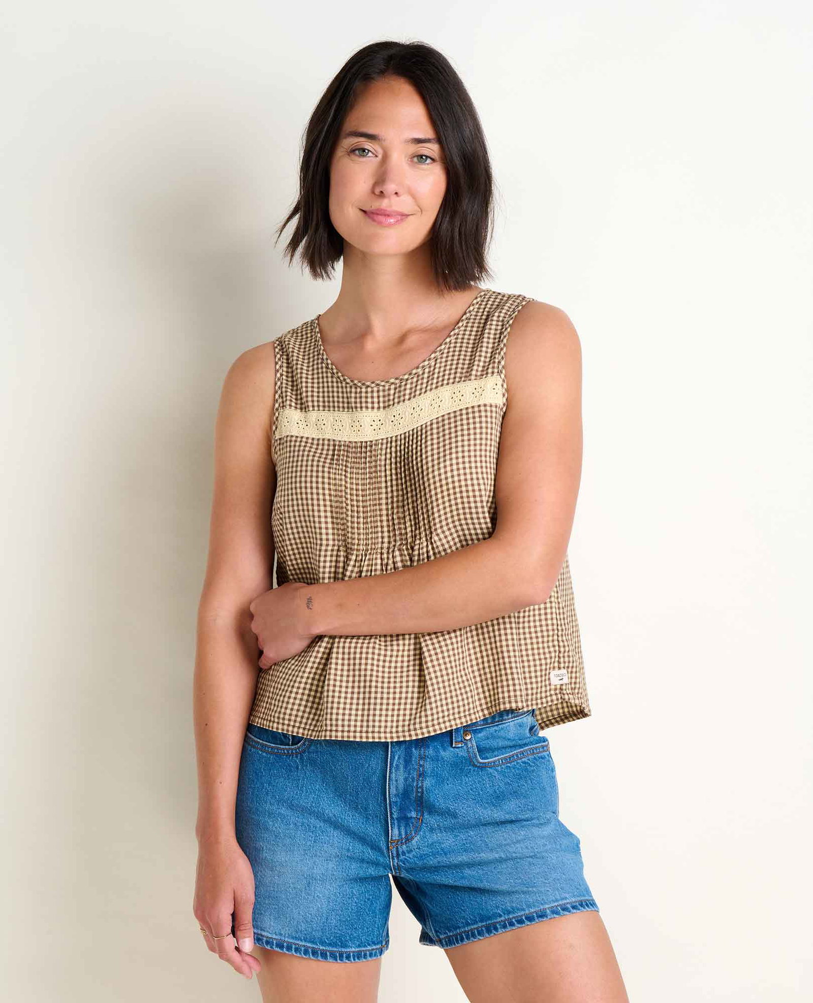 Image of Manzana Pin Tuck Tank