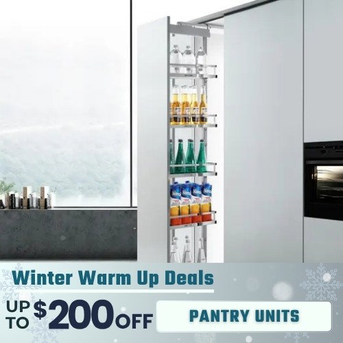 Up to $200 off kitchen storage