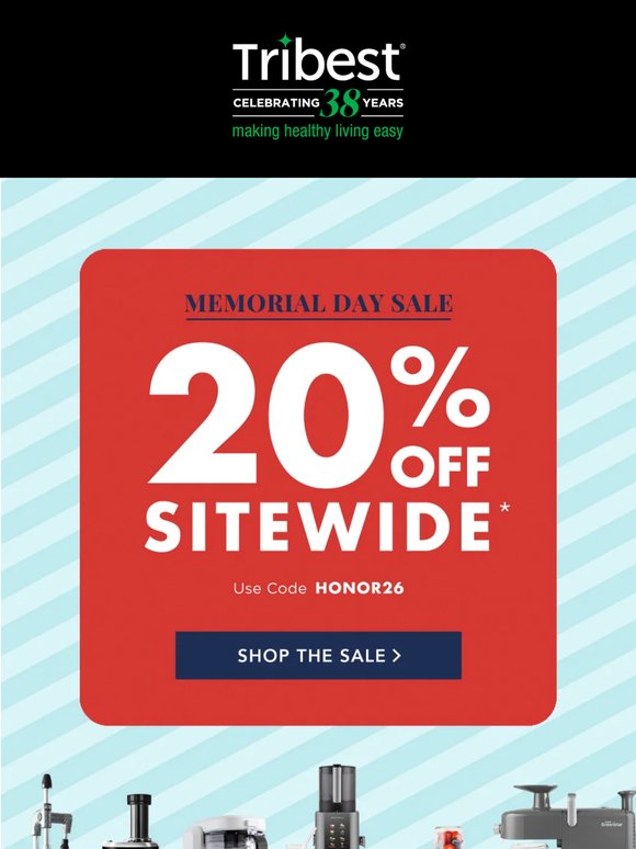 ENDS SOON: 20% off sitewide!