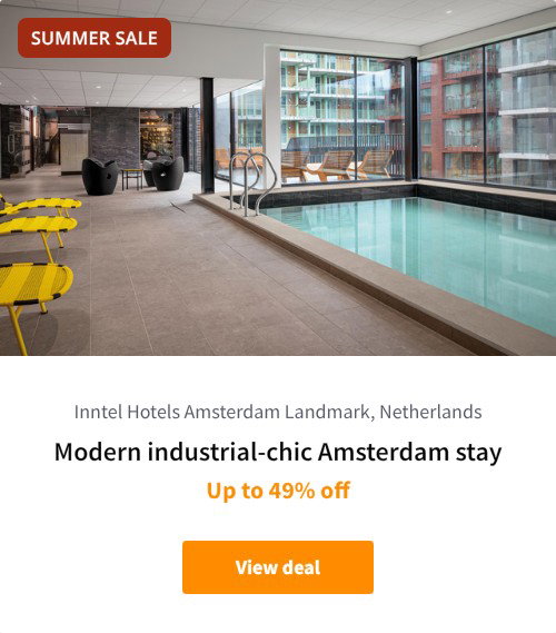 Modern industrial-chic Amsterdam stay