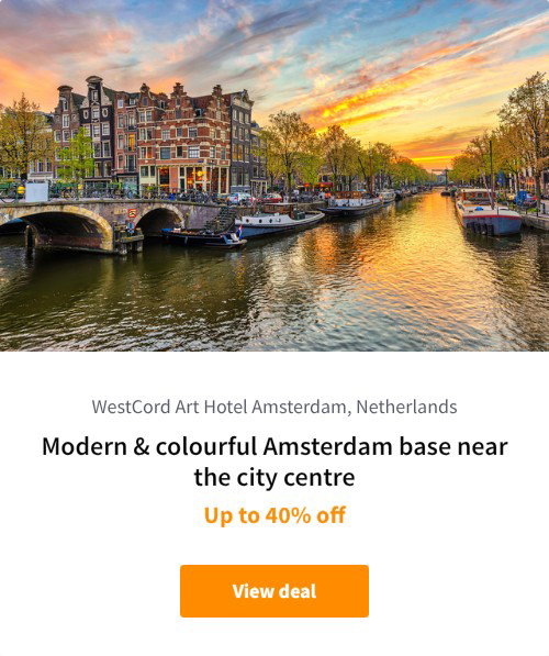 Modern &amp; colourful Amsterdam base near the city centre