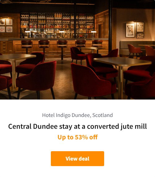 Central Dundee stay at a converted jute mill