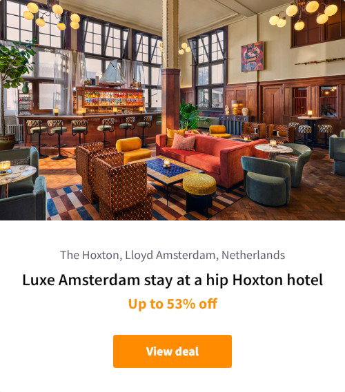 Luxe Amsterdam stay at a hip Hoxton hotel