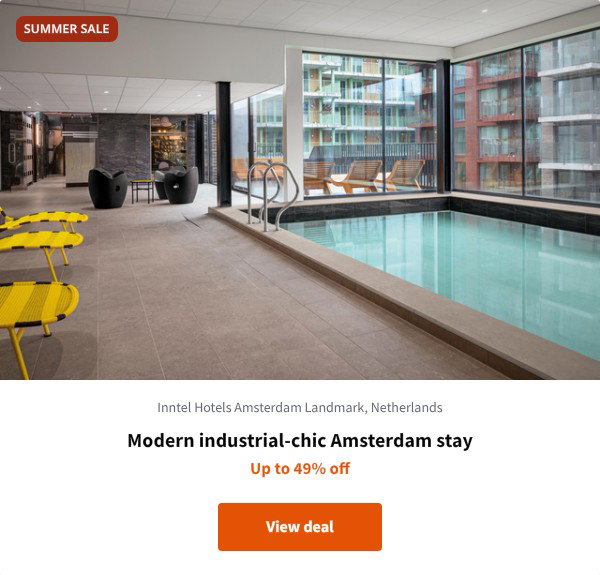 Modern industrial-chic Amsterdam stay