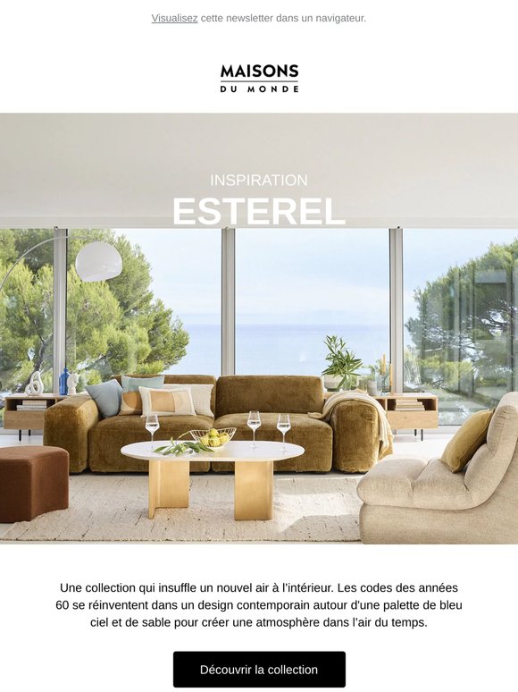 Inspiration Esterel : pour un intérieur aux touches méditerranéennes