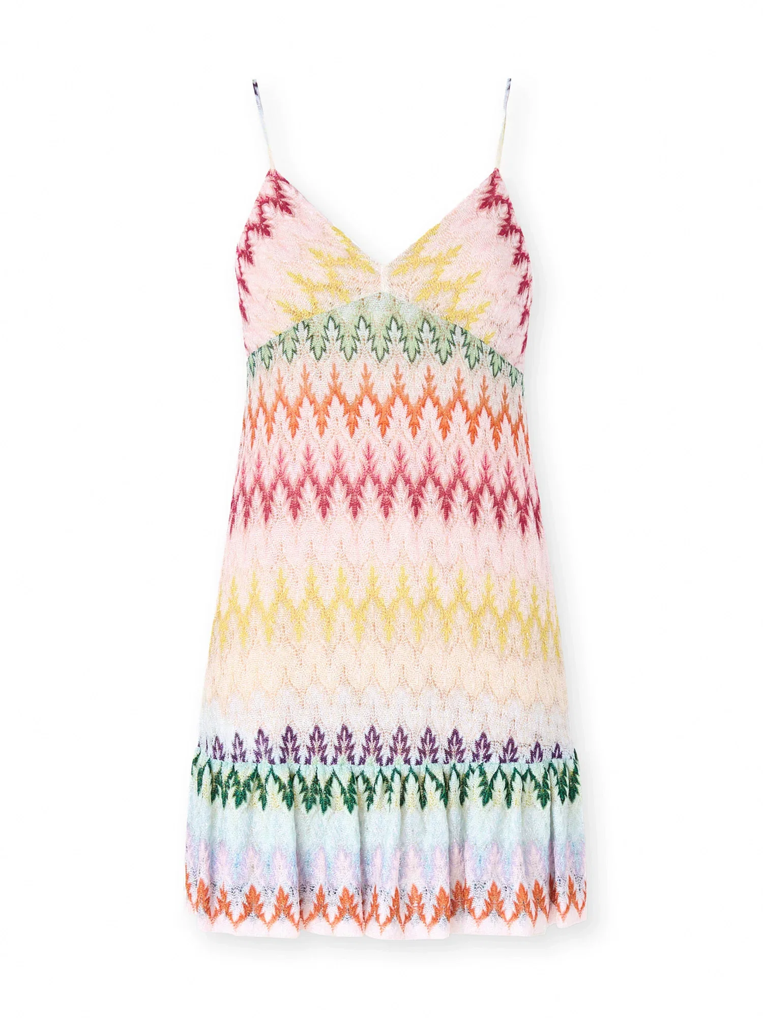 Image of Zigzag Lace Mini Dress