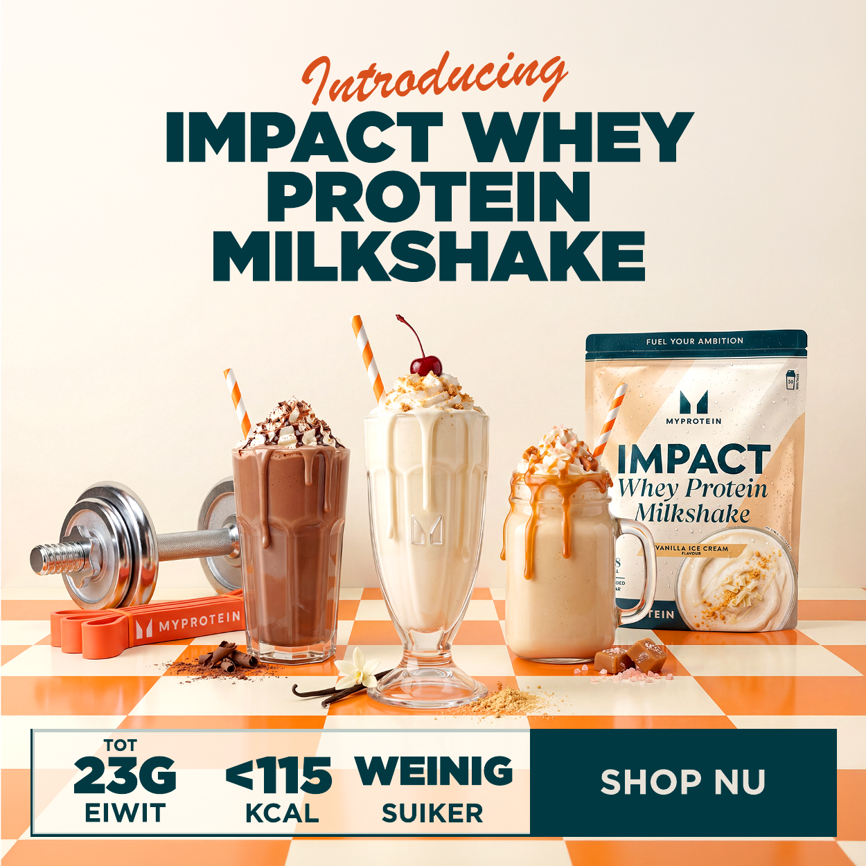 Impact Whey Protein Milkshake