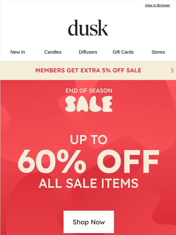 End Of Season SALE Starts NOW 🔥