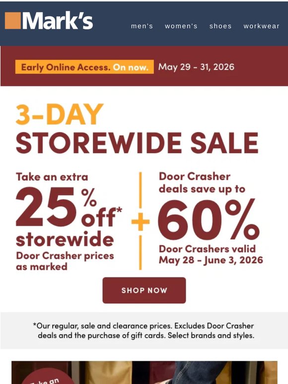 Early Access: 3-Day Storewide Sale 🟧