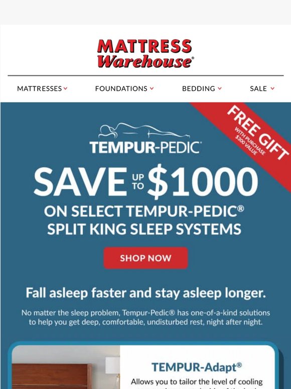 Unlock Big Savings on Tempur-Pedic! 💰