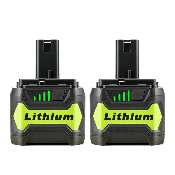 For Ryobi 18V Lithium Battery Replacement | P108 P120 4.0Ah Battery 2 Pack