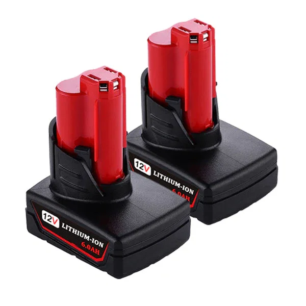 For Milwaukee M12 6.0Ah Battery Replacement | Milwaukee 12V 6.0Ah Li-ion Battery 2 Pack