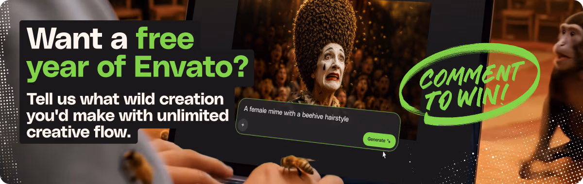 A free year of Envato Ultimate is up for grabs