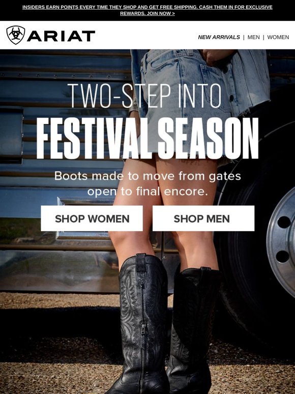 Your Festival Boots Are Calling