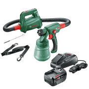 Bosch EasySpray 18V-100 Paint Spray Gun, 1x 4.0Ah Battery & Charger