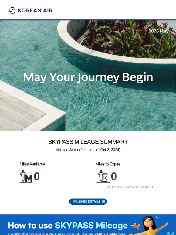 [Korean Air] Your SKYPASS Insight, May 2026