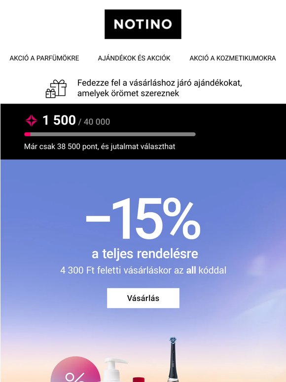 −15% mindenre! Már tudja, mivel kényeztesse magát?