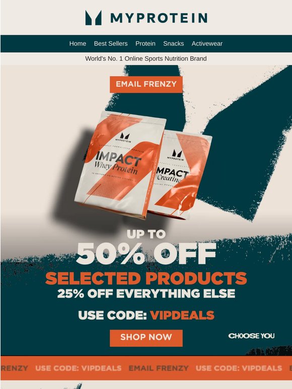 Just Launched 🚀 50% off Creatine, Pre-workout & more!