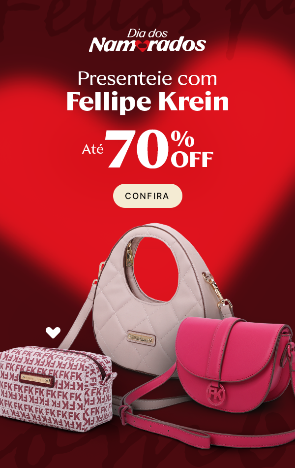 Dia dos Namorados | Presenteie com Fellipe Krein com até 70% OFF