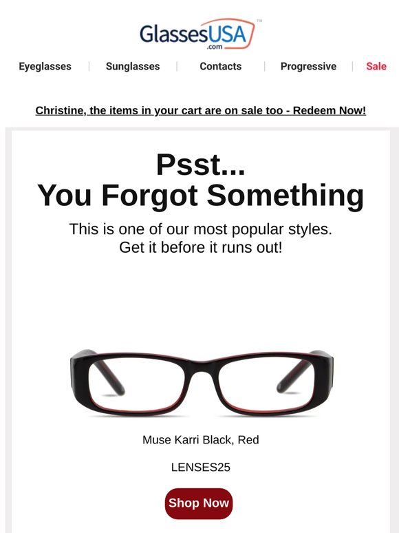 These Muse frames are selling fast, shop now for 25% off