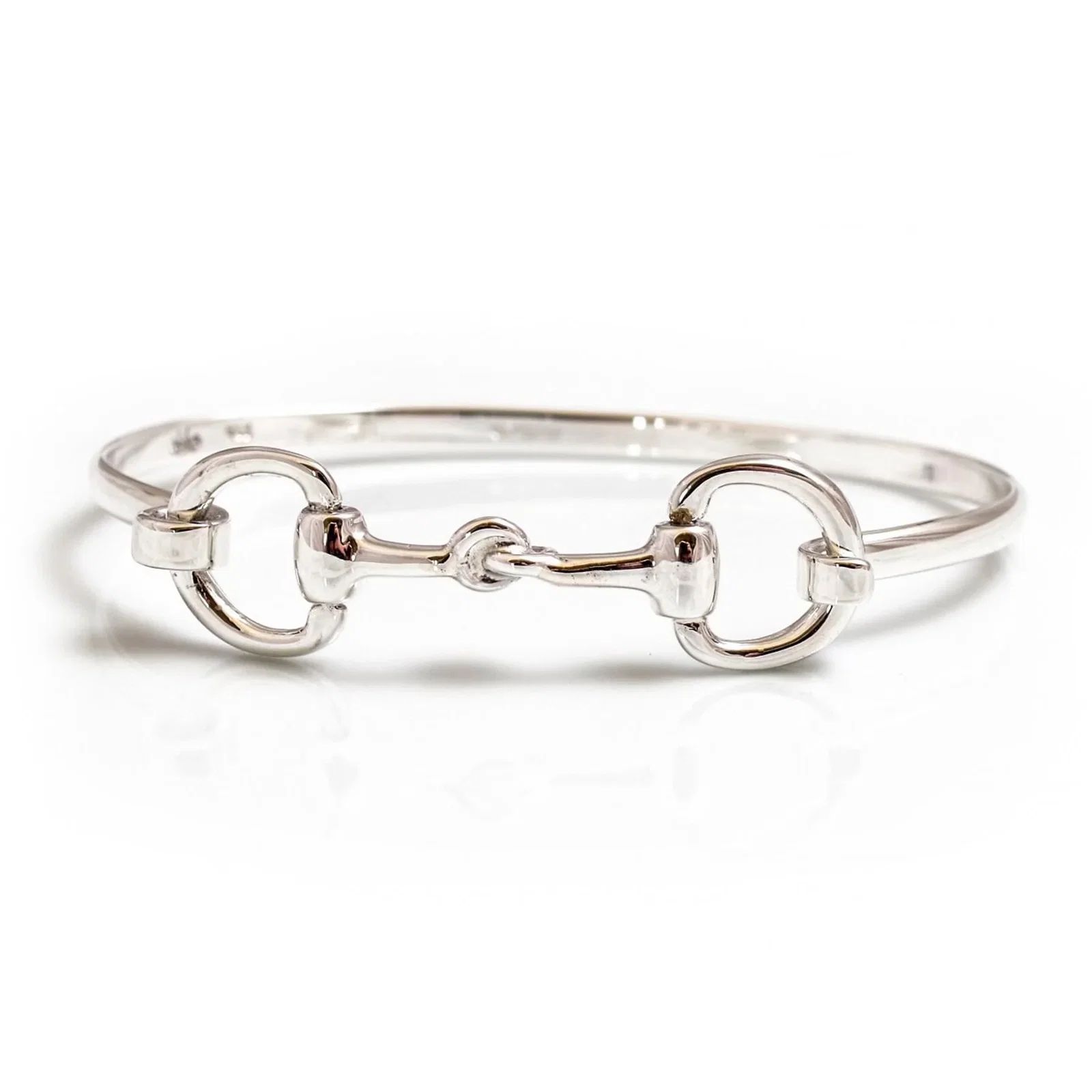 Image of Sterling Silver Double Snaffle Bracelet