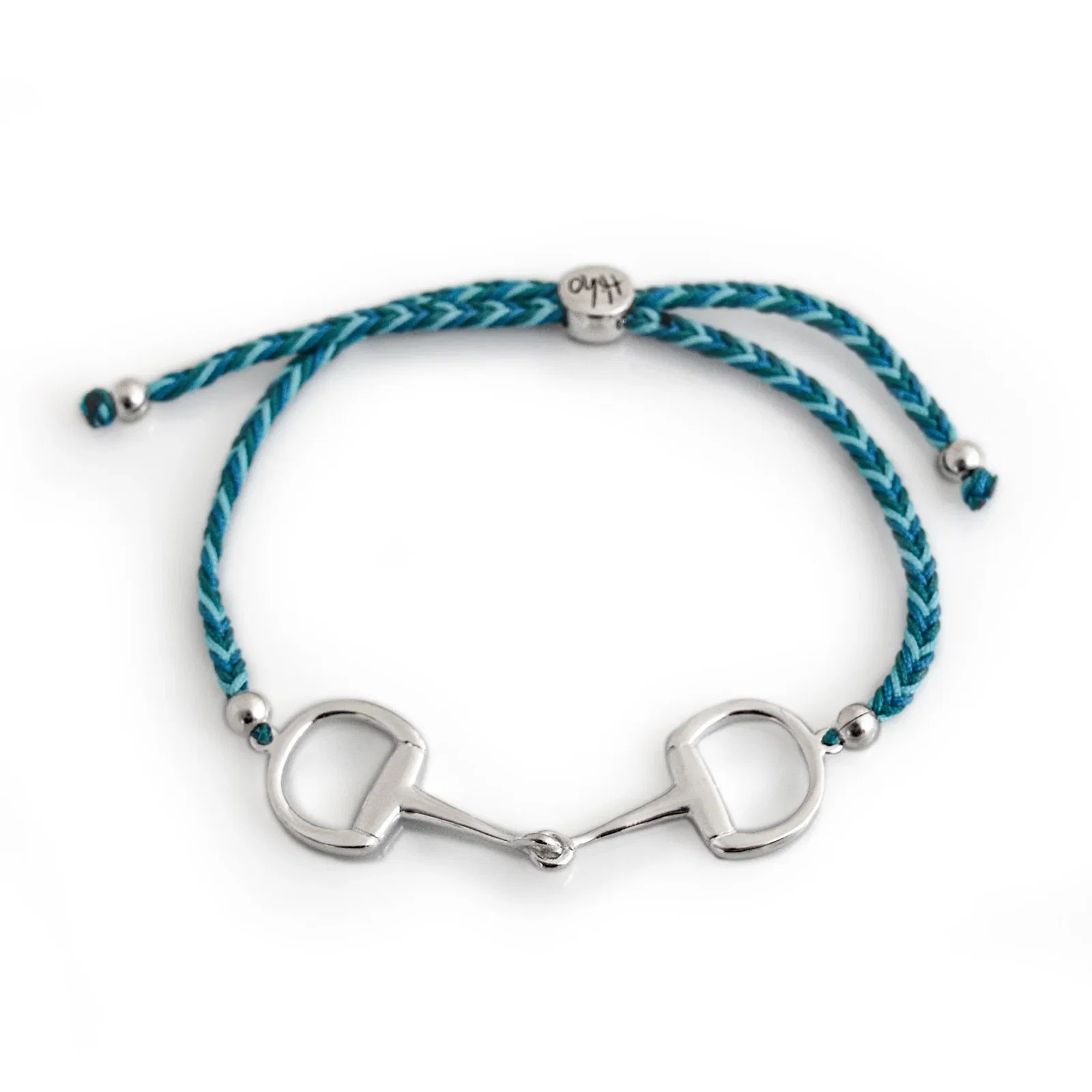 Image of Exclusive Sterling Silver Snaffle Friendship Bracelet - Equestrian Jewellery