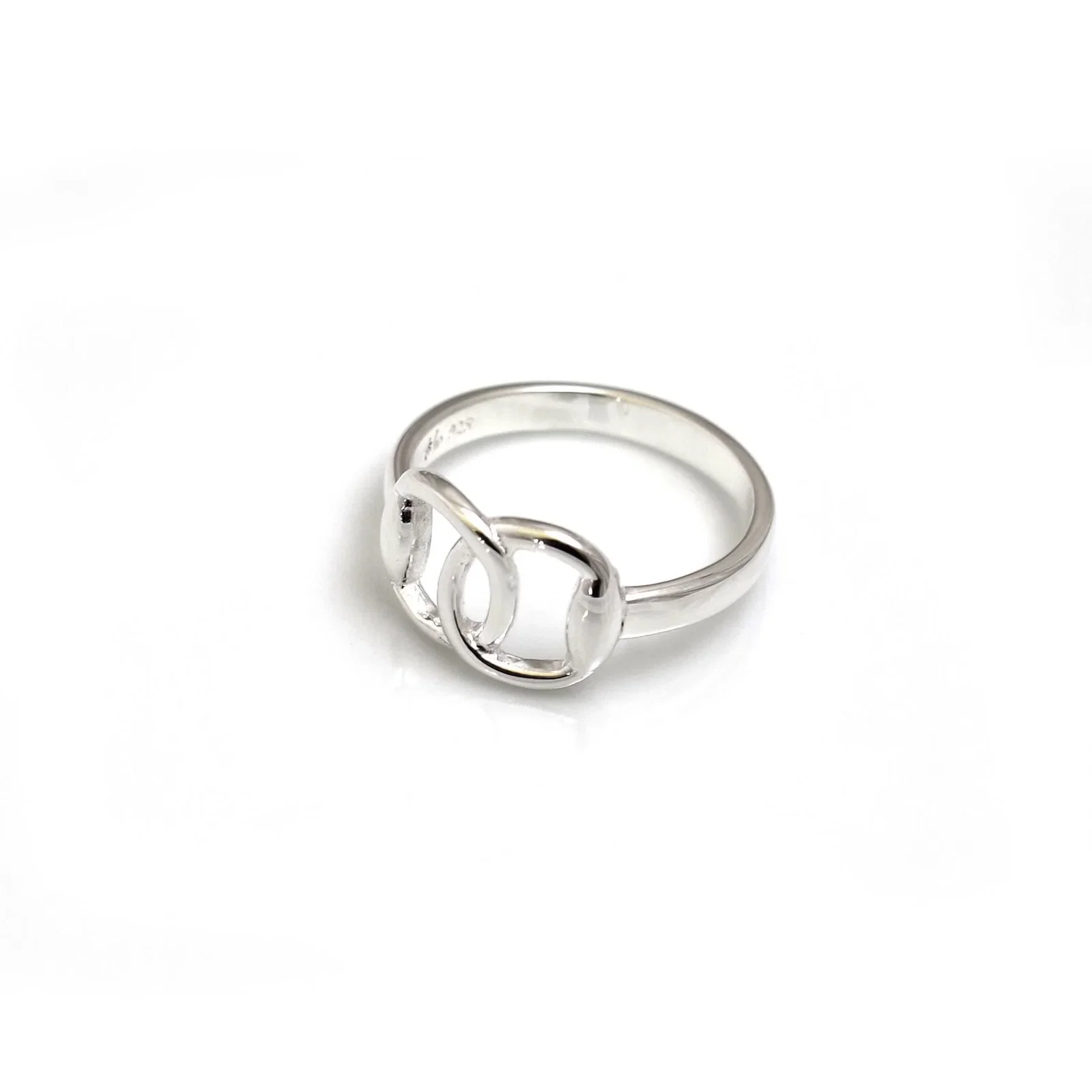 Image of Sterling Silver Snaffle Ring
