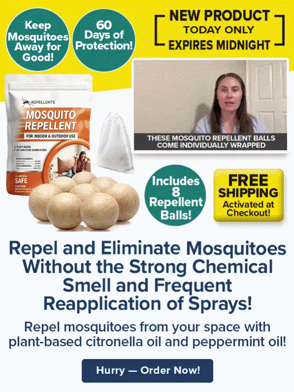 Repel and Eliminate Mosquitoes Without the Strong Chemical Smell and Frequent Reapplication of Sprays!