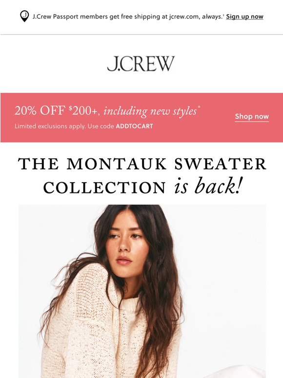 Our ultimate beach sweater is back!