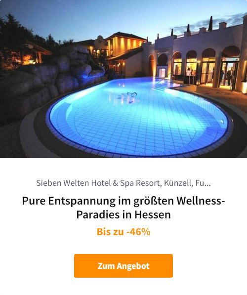 Pure Entspannung im größten Wellness-Paradies in Hessen