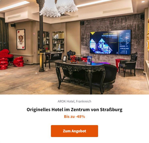 Originelles Hotel im Zentrum von Straßburg