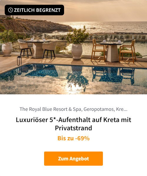Luxuriöser 5*-Aufenthalt auf Kreta mit Privatstrand