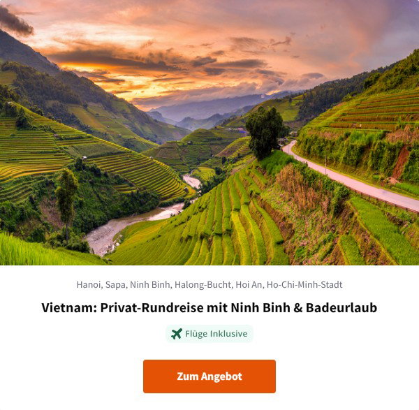 Vietnam: Privat-Rundreise mit Ninh Binh & Badeurlaub