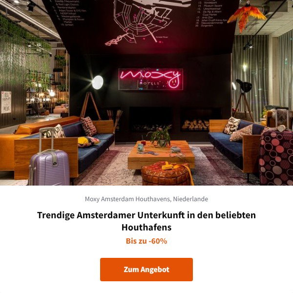 Trendige Amsterdamer Unterkunft in den beliebten Houthafens