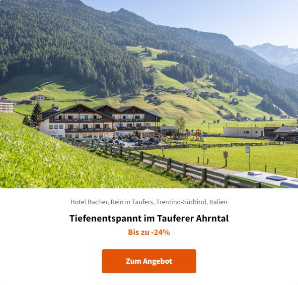 Tiefenentspannt im Tauferer Ahrntal