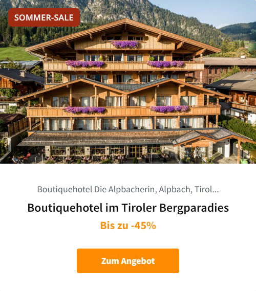 Boutiquehotel im Tiroler Bergparadies