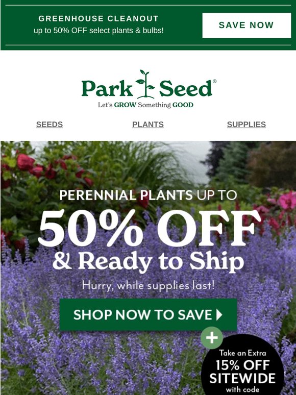 Ready to Ship & up to 50% OFF + take an EXTRA 15% OFF too!