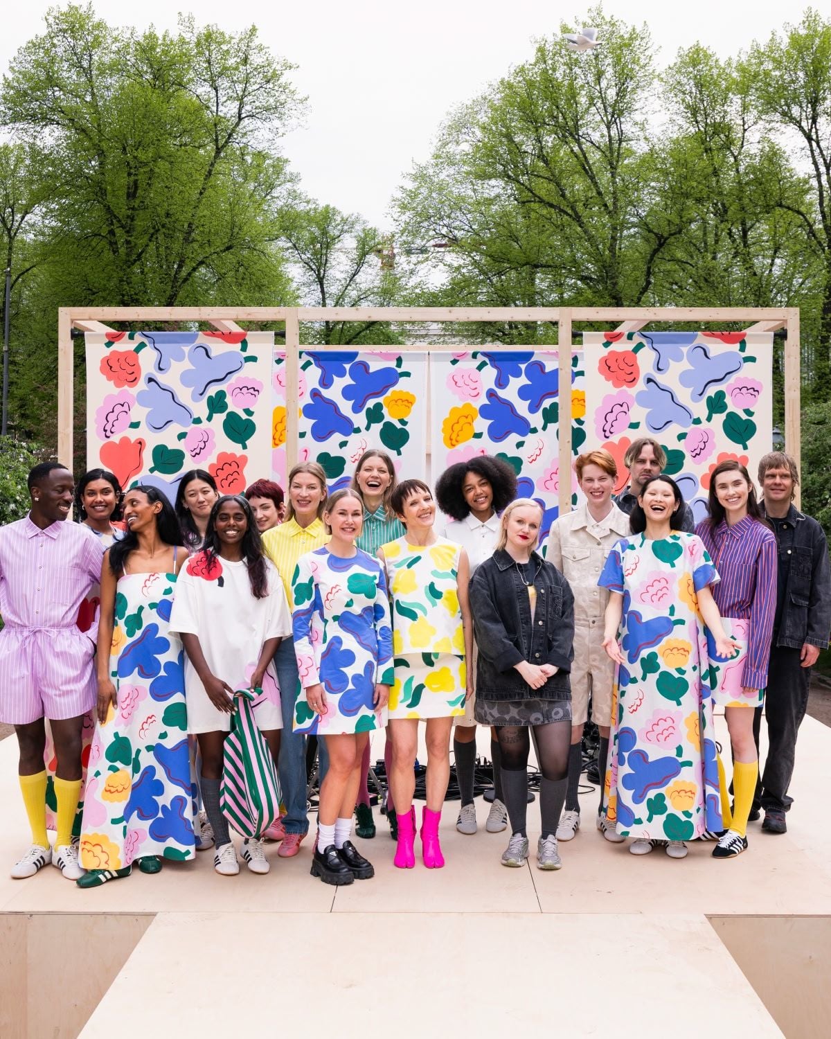 Patterns of joy on the runway