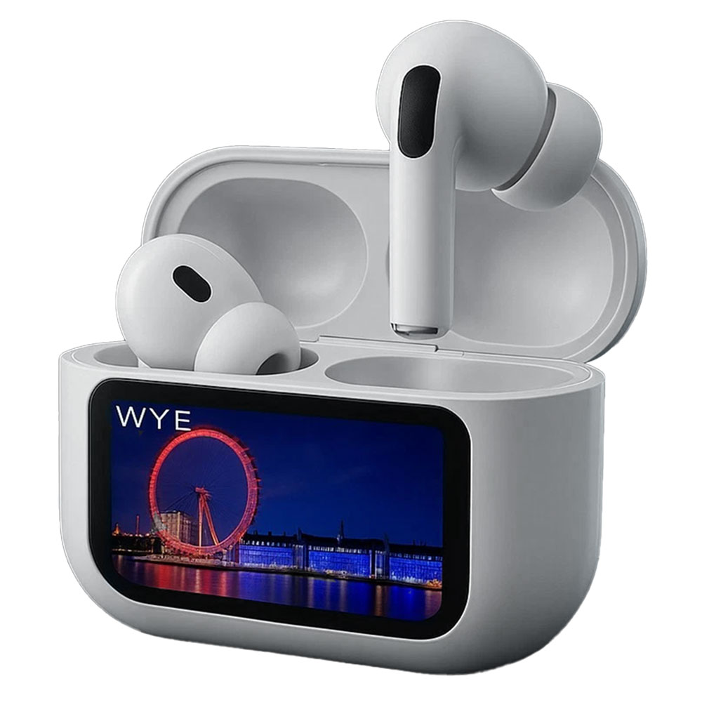 Wyewave ProSound Wireless Earbuds with LCD Touch Screen - White - £22.99 delivered