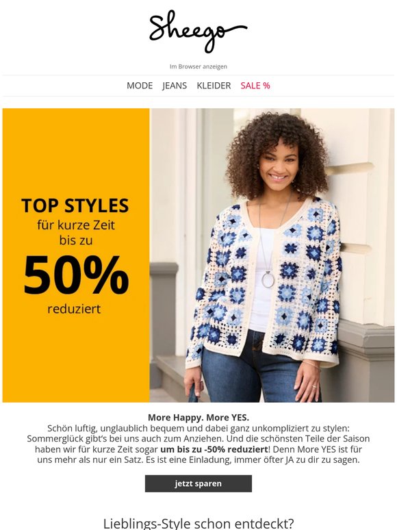 Bis zu -50% auf Top-Styles für den Sommer 😍💸