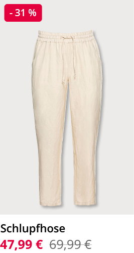 Eine natur farbene Schlupfhose. Preisreduktion -31%, von 69,99 auf nun 47,99