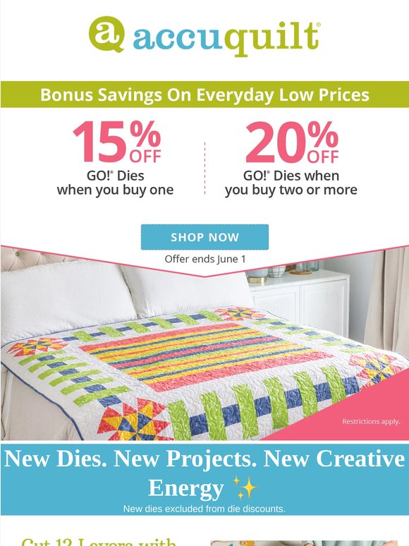 More dies. More projects. More savings. 😏