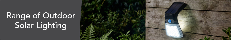 Range of Outdoor Solar Lighting
