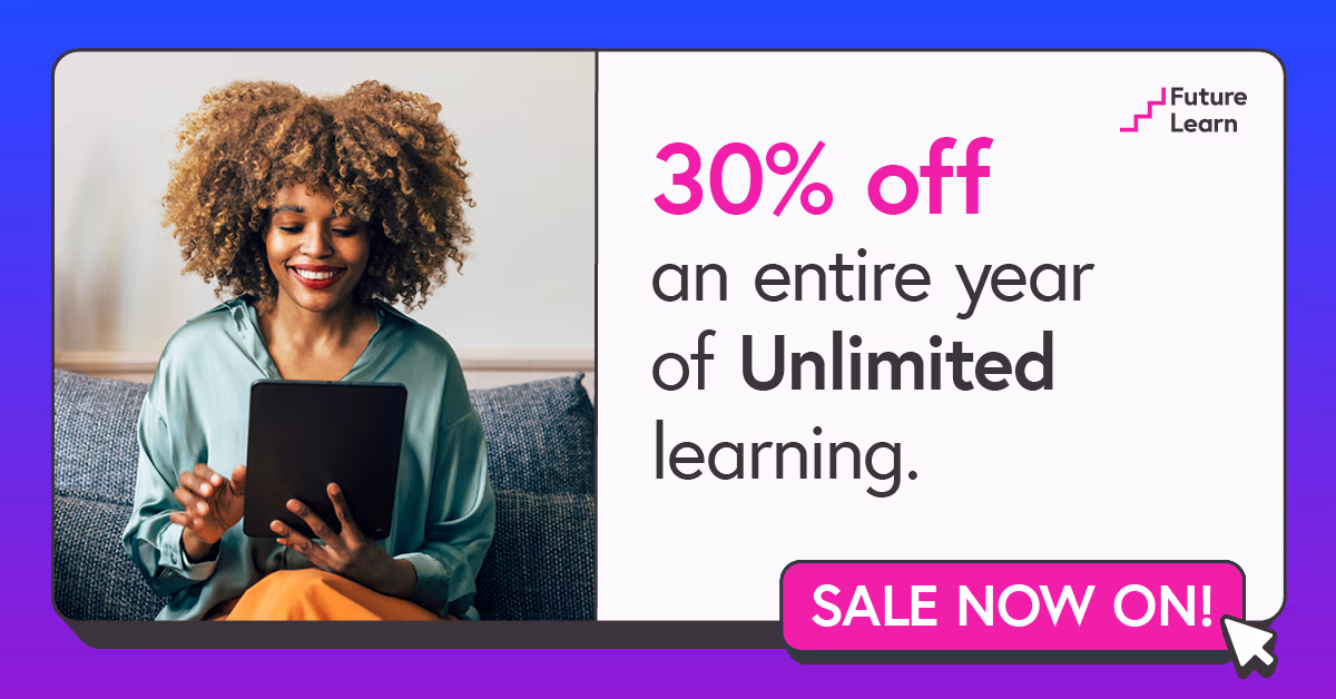 30% off an entire year of Unlimited learning