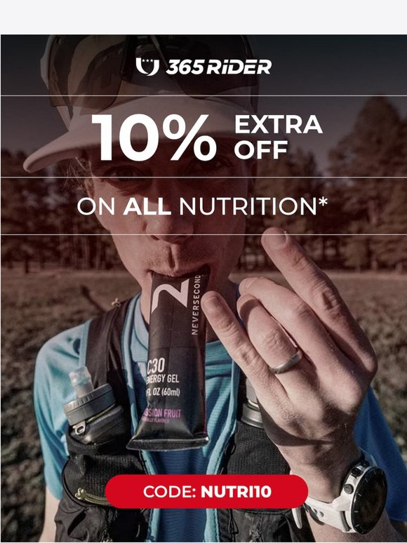 Exclusive -10% off ALL nutrition 🍎