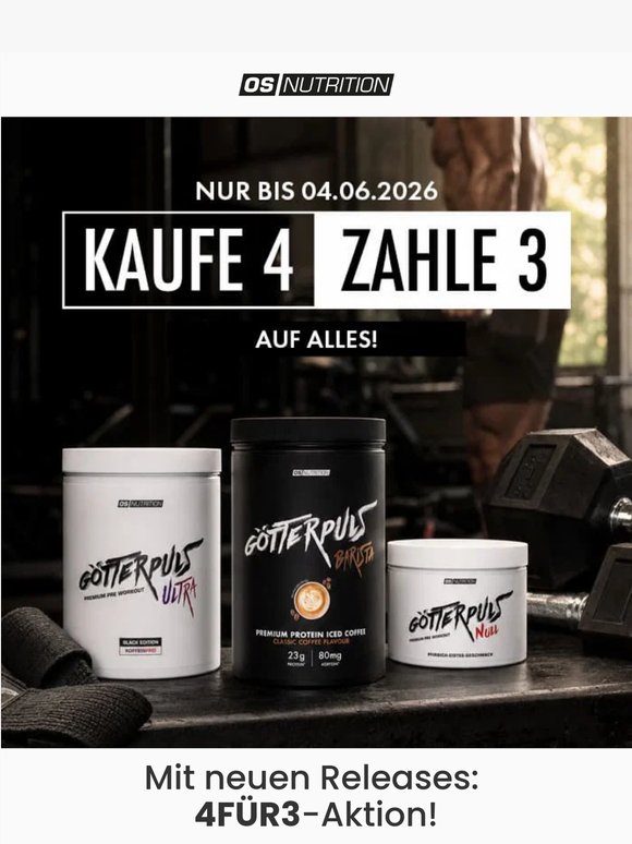 4FÜR3 – inklusive neuer Produkte 🔥