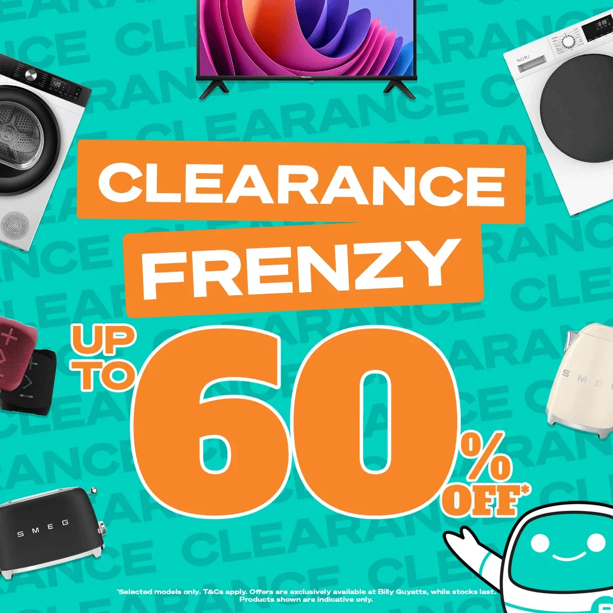 Up to 60% Off Clearance Frenzy